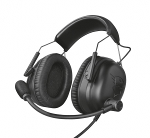 Trust GXT 444 Wayman Pro gamer headset fekete (23248)